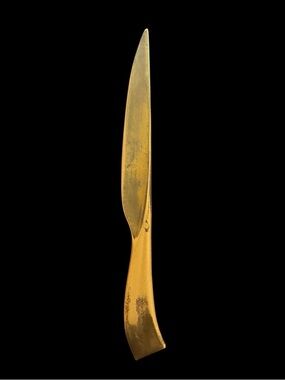 Bronze Vintage French Art Nouveau Letter Opener 8” 1900-1910